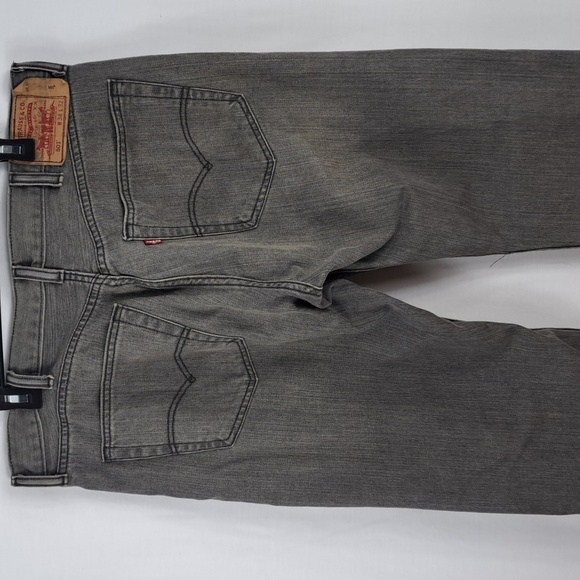 Levi's 501 button fly straight leg black light wash faded casul jeans 38/32 - Picture 1 of 5